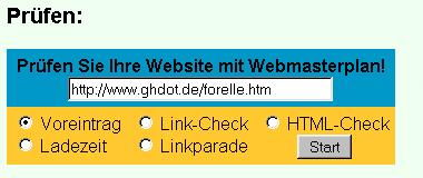 Bild der fr&uuml;heren Eingabemaske von webmasterplan.