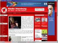 Screenshot: Flirter-Seite von Radio Hamburg, 10/2006